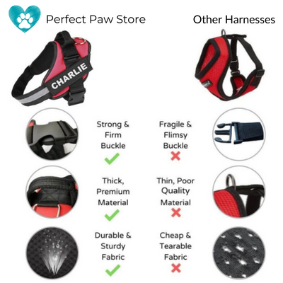 ASTRALUXCO™ -  PERSONALIZED NO PULL DOG HARNESS